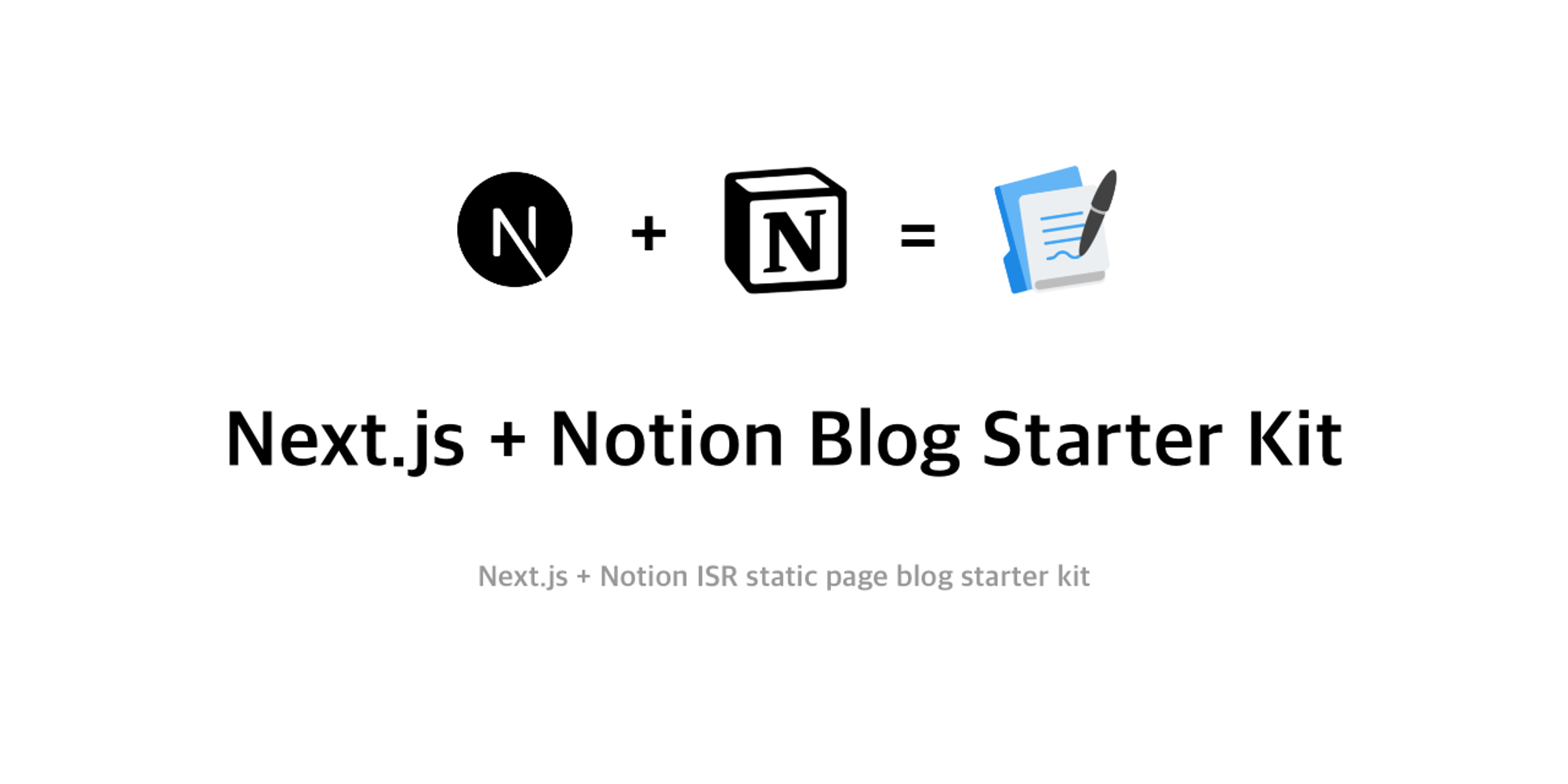 GitHub - 2skydev/Notion-Next.js-blog-starter-kit: Notion + Next.js Blog Starter Kit - Next.js + Notion ISR static page blog starter kit